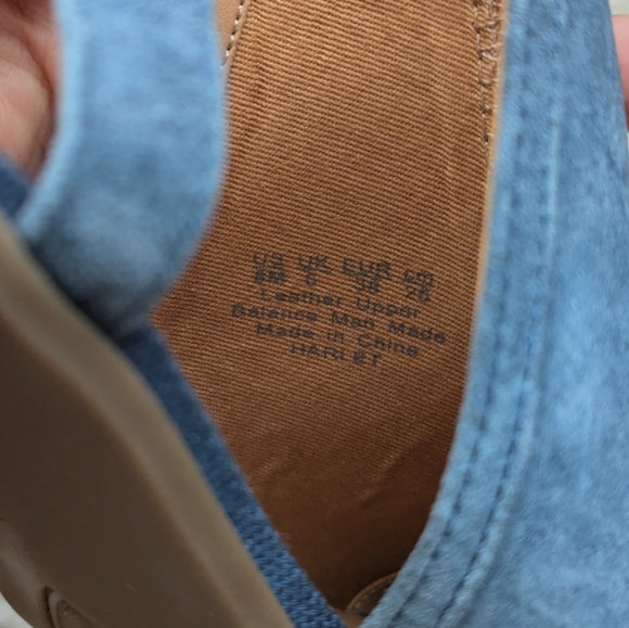 Franco Sarto Sandals - Women's 8M - Blue Suede. - NWOT - Picture 6 of 8